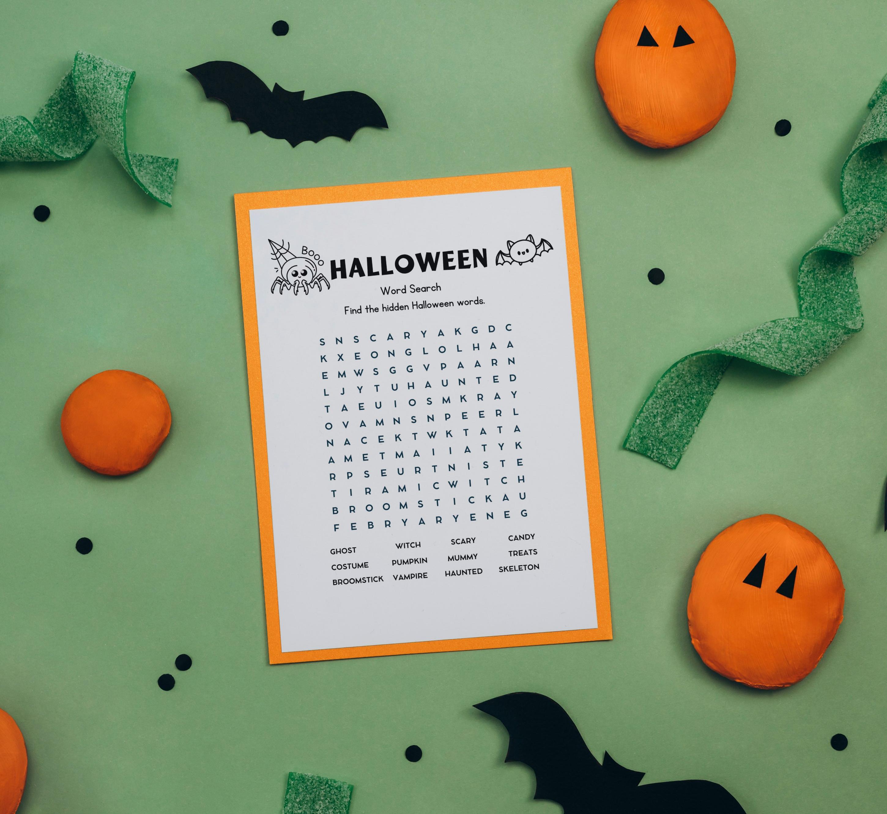 Kids Halloween Activity Bundle: Party Printables & Coloring Pages - Etsy
