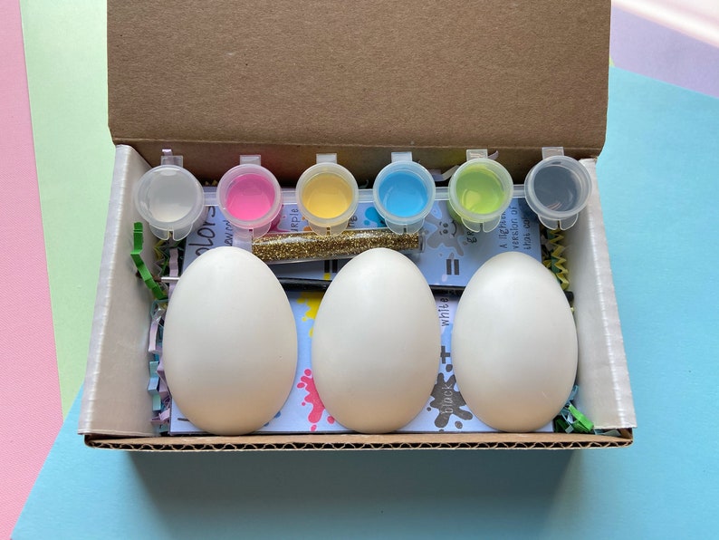 Easter Craft Kit, Easter Basket Stuffers, Kids Easter Gift Large Eggs