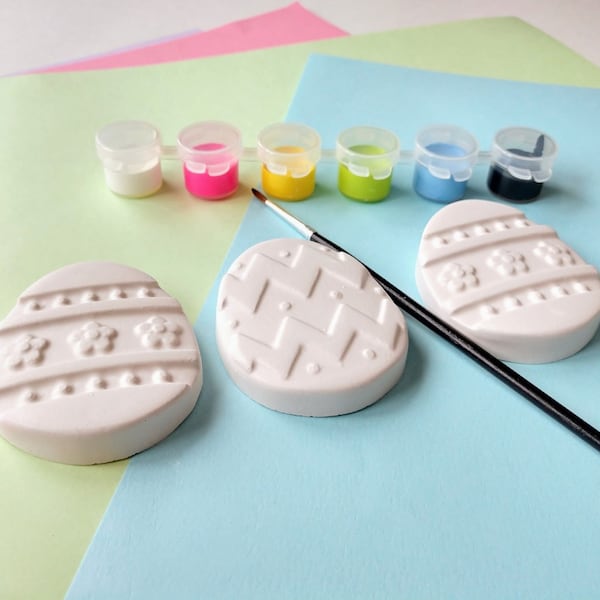 Paint Your Own Easter Eggs - Easter Basket Stuffers - Easter Craft Kit - Kids Easter Gift for Boys and Girls