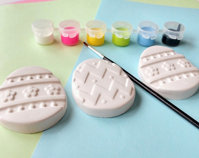 Paint Your Own Easter Eggs - Easter Basket Stuffers - Easter Craft Kit - Kids Easter Gift