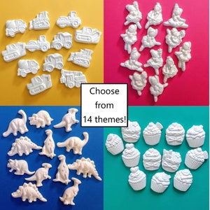 DIY Party Kit - Paint Your Own Party Favors - Dinosaur Party Favors, Unicorn Party, Construction Party and More!