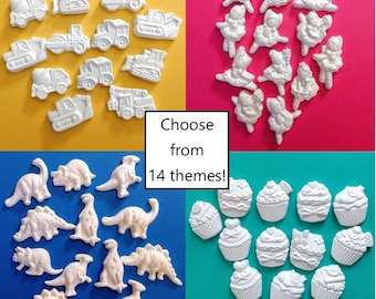 DIY Party Kit - Paint Your Own Party Favors - Dinosaur Party Favors, Unicorn Party, Construction Party and More!