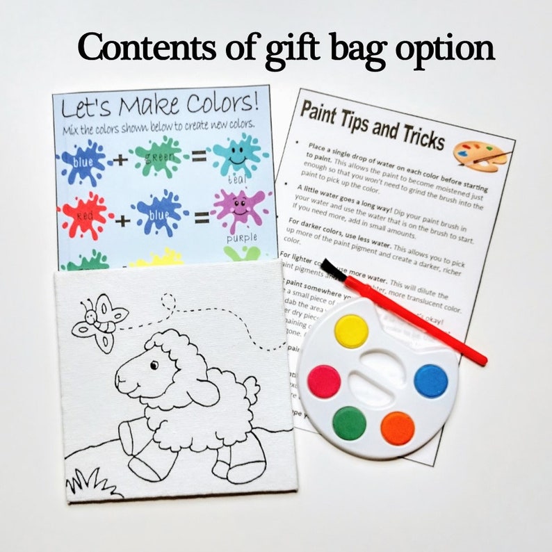 Art Party Favors Kids Activity Pack