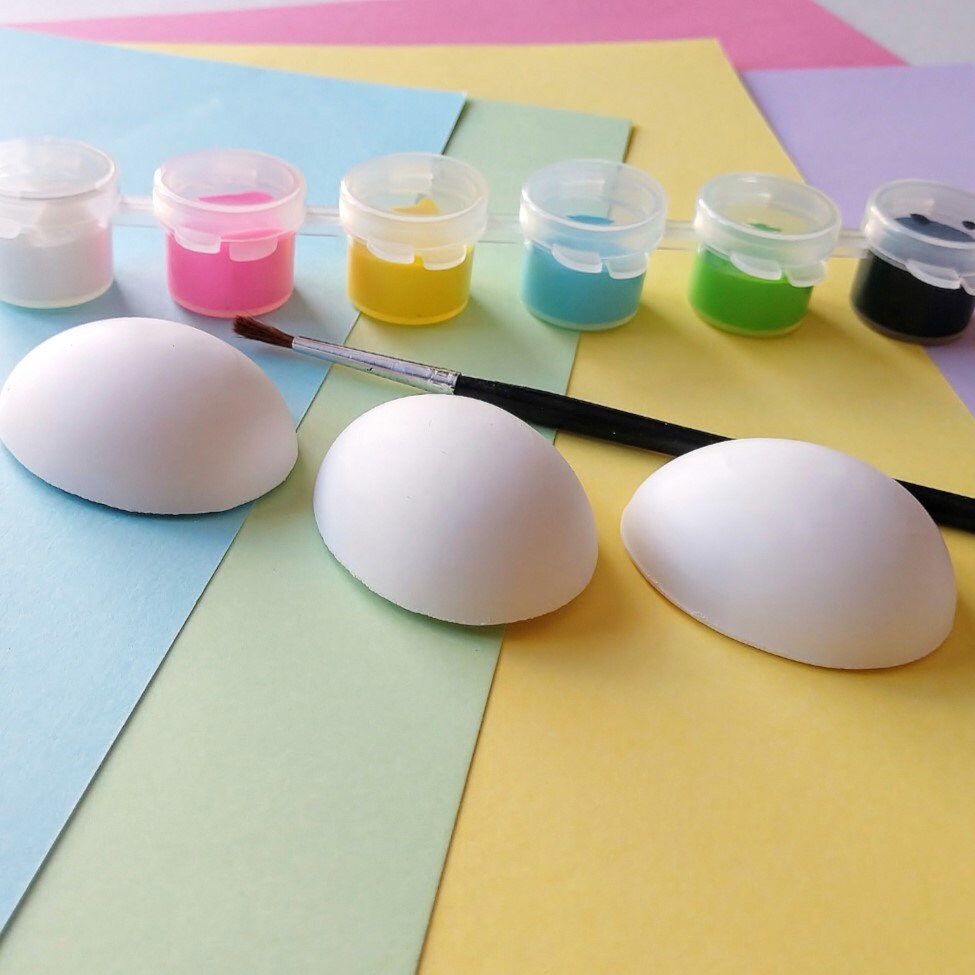 12 Cestini Pasquali In Cartone Fai Da Te Per Bambini - 4 Design (Pulcino, Coniglio, Uovo, Agnello) Con Manici - 4