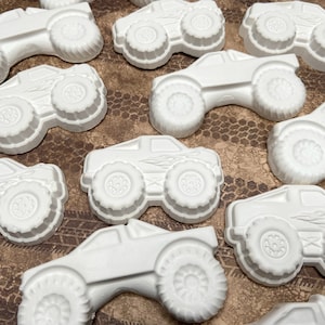Monster Truck Birthday Favors - Monster Truck Party - Kids Party Favors - Paint Party Favors