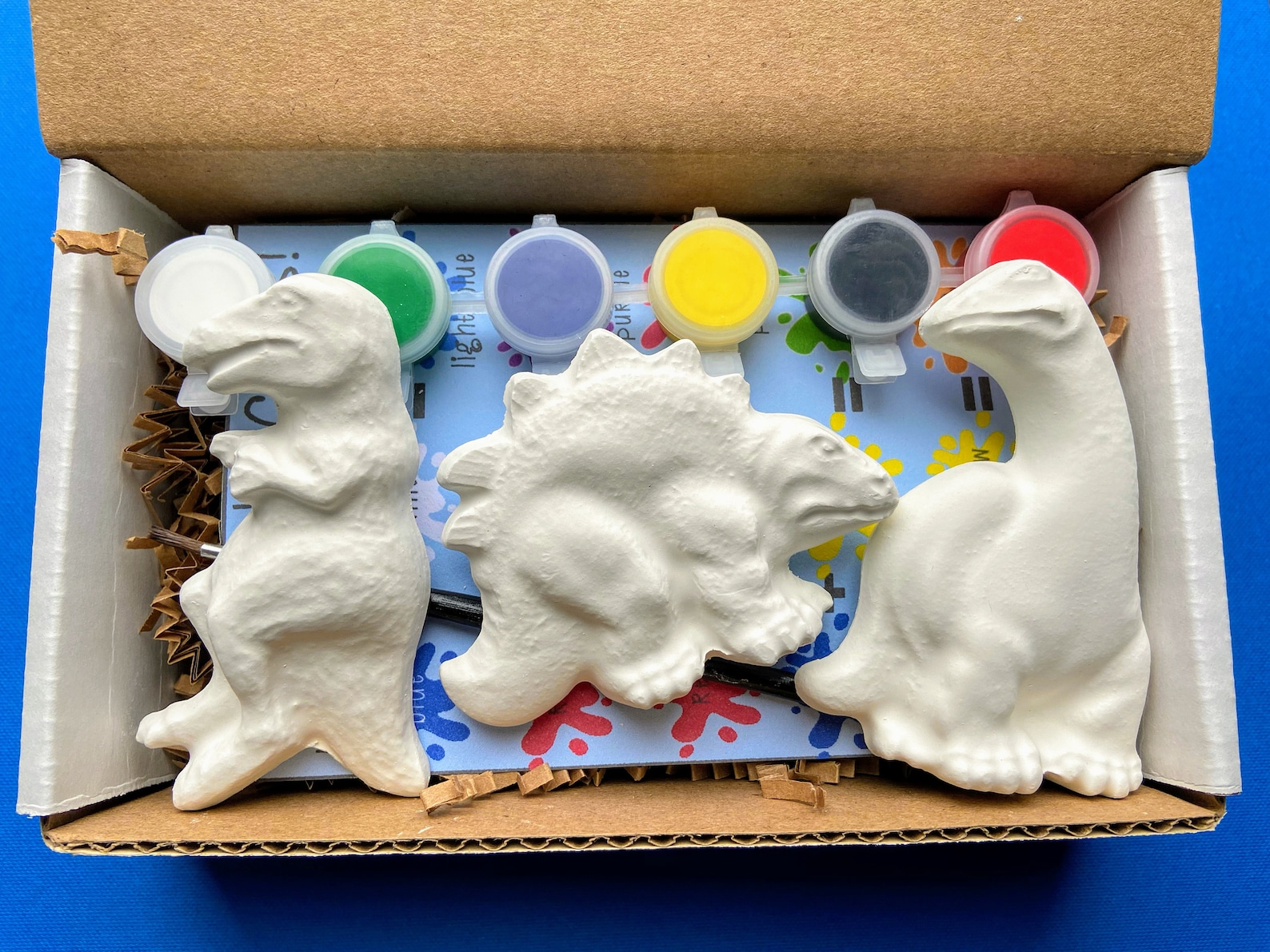 Paint Your Own Dinosaur Dinosaur Gift Dinosaur Party Etsy