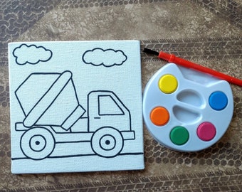 Paint Your Own Construction Truck - Construction Party - Kids Party Favors
