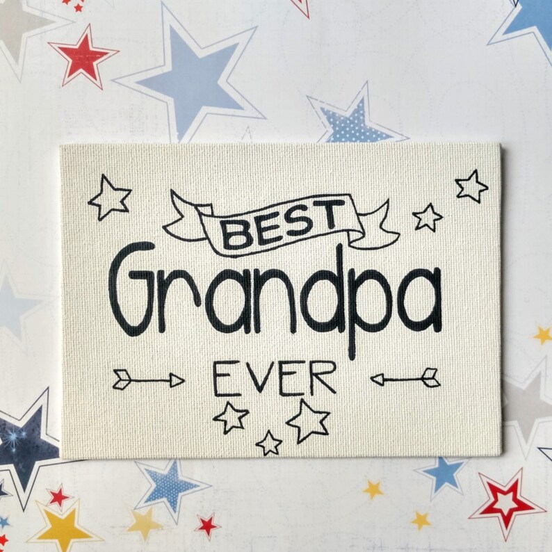 DIY Card For Grandpa Papa Fathers Day Gift Best Grandpa Ever Homemade Cards image 6