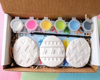 Paint Your Own Easter Egg Magnet Craft Kit - Kids Easter Gift