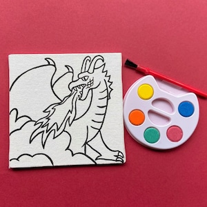 DIY Dragon Paint Kit - Dragon Party -  Kids Party Favors