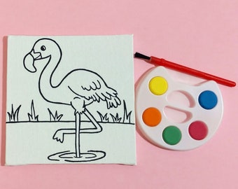 Flamingo Party Favor - Let's Flamingle - Pool Party - Kids Party Favors - Art Party
