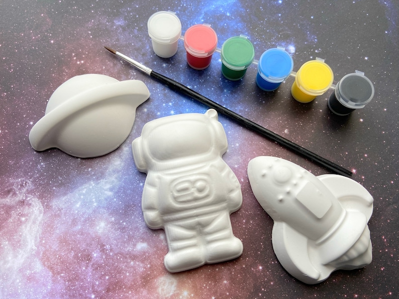 Paint Your Own Outer Space Magnets  Astronaut Party  Outer image 1