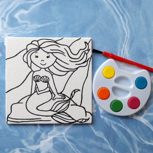 Mermaid Party Favors - Paint Party Favors For Mermaid Themed Birthday Party