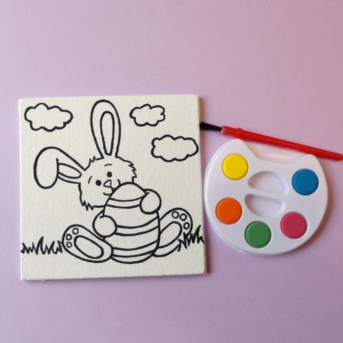 Paint Your Own Easter Bunny Easter Basket Stuffers Etsy