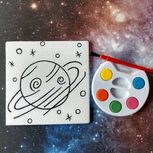Weltraum DIY Canvas, Galaxie Party, Kinderparty Favors