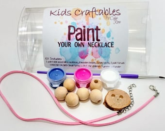 Kids DIY Necklace Kit - Gift For Daughter - DIY Kids Jewelry - Jewelry Making - Kids Craft Kits