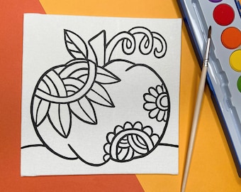 Toile de bricolage de citrouille d’automne - Thanksgiving Favors