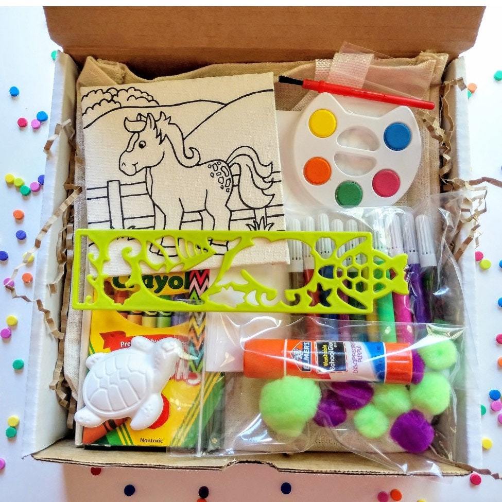 Kids Deluxe Craft Kit Painting Kit Make It Yourself Thinking of You Gift 