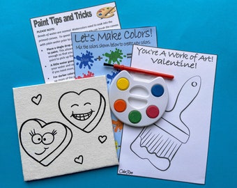 DIY Valentines - Kids Valentines - Valentine Party Favors- Valentines Day Gift