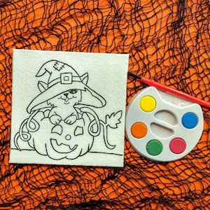 Halloween Paint Kit - Halloween Treat Bags - Halloween Craft Kit