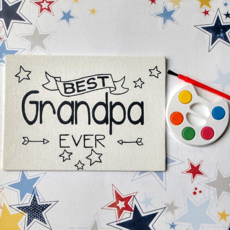 DIY Card For Grandpa Papa Fathers Day Gift Best Grandpa Etsy