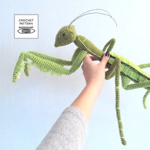 Praying Mantis Crochet Pattern image 1