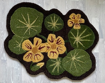 Tufted Floral Rug