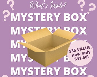 Kawaii Mystery Box, Surprise Box, Bargain Box, Grab Bag, Discount Box, Cute Mystery Box, Surprise Pins, Surprise Stickers, Themed Surprise