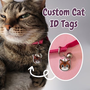 Custom cat collars and tags clearance