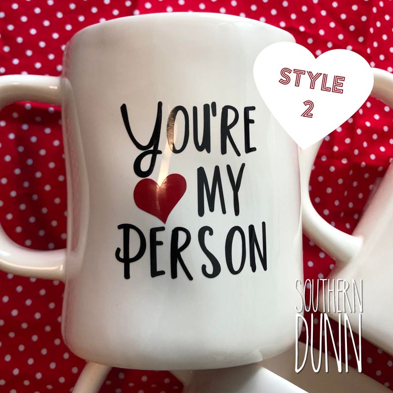 Rae Dunn Inspired Valentine Vinyl Decals for Mugs DECAL ONLY Etsy