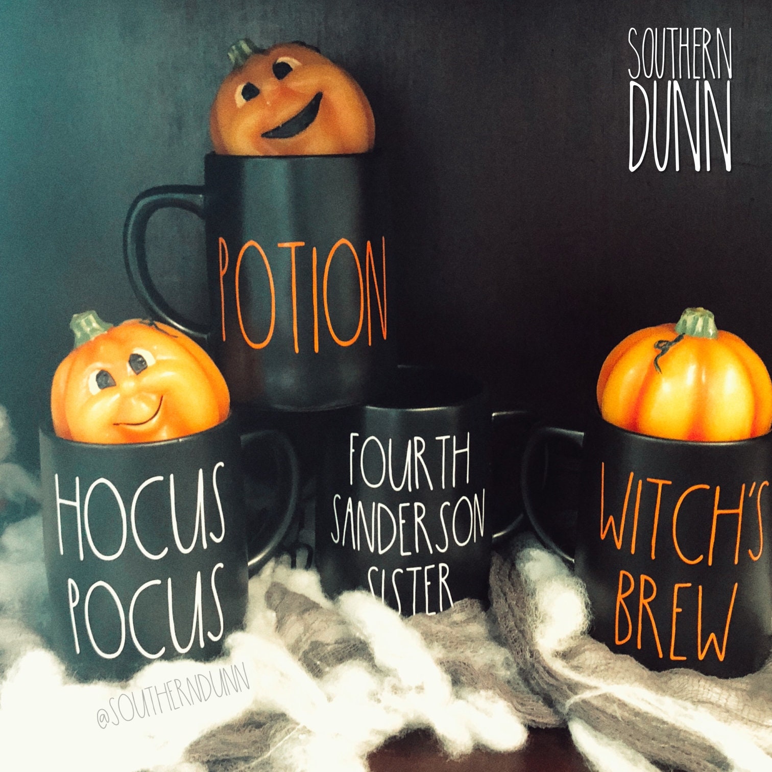 Rae Dunn Inspired Halloween Vinyl Mug Decals, Rae Dunn Halloween Deca…