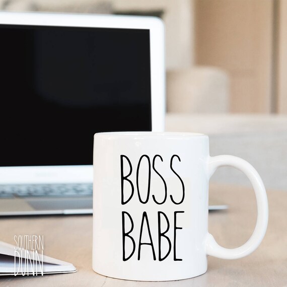 rae dunn boss mug