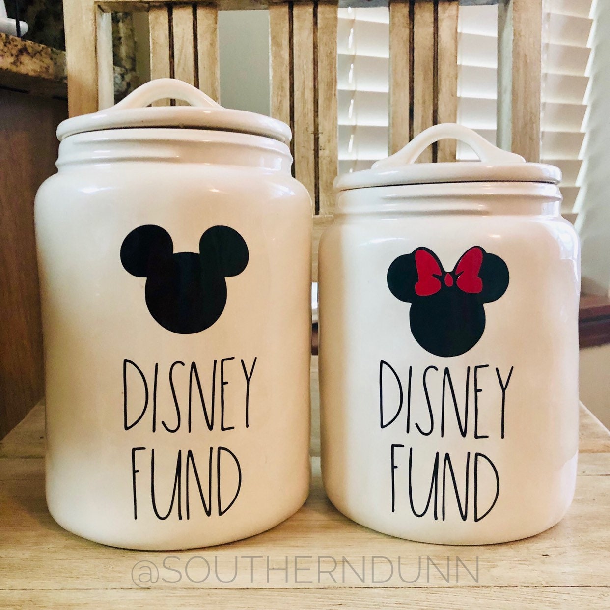 Rae Dunn Inspired Disney Fund Decal, Disney Fund Decal, Mickey Disney…