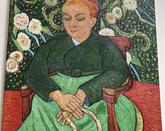 現代美術 大きな肖像画 女性 ブルーアイズ キャンバスに油絵を描く