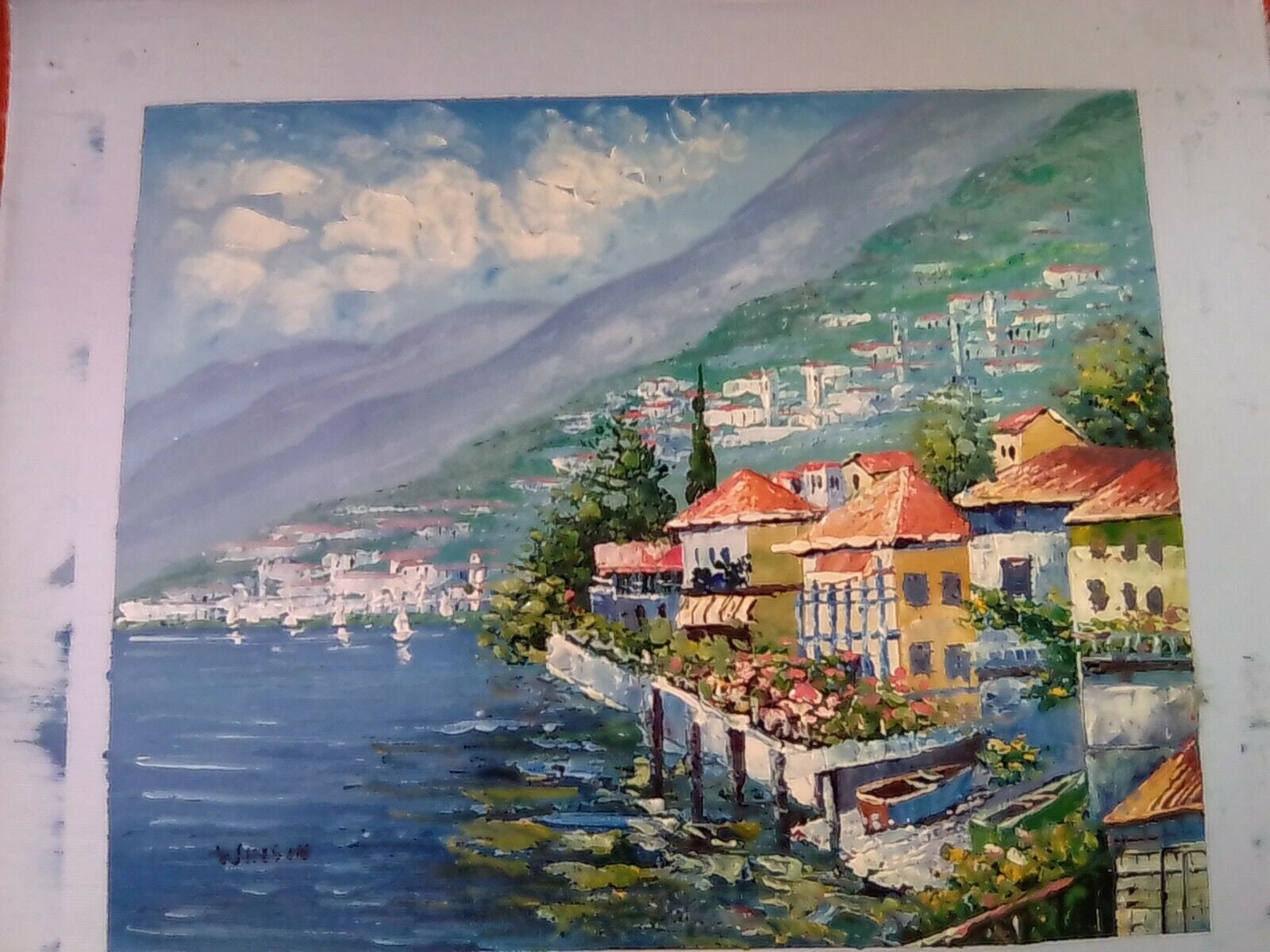 Seascape seen sea painting painting oil on canvas / seascape | Etsy