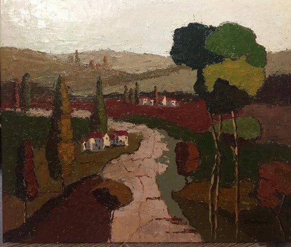 Paisajes clasicos en óleo sobre lienzo original