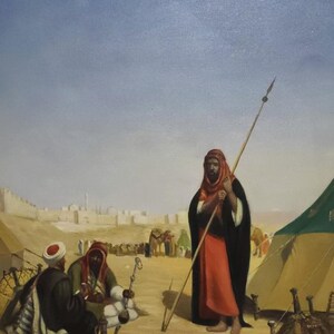 Arabian Scene Oil on Canvas Classic 40x50 CM