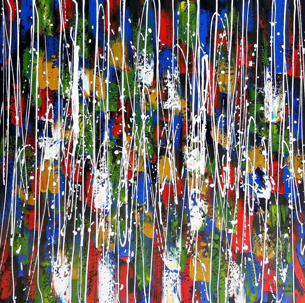 Abstract painting oil painting on canvas signed / abstract oil | Etsy