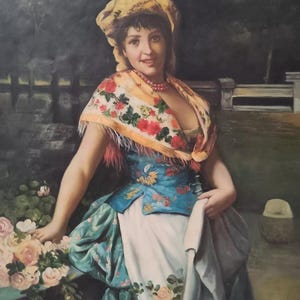 Portrait of a Woman Oil Painting on Canvas