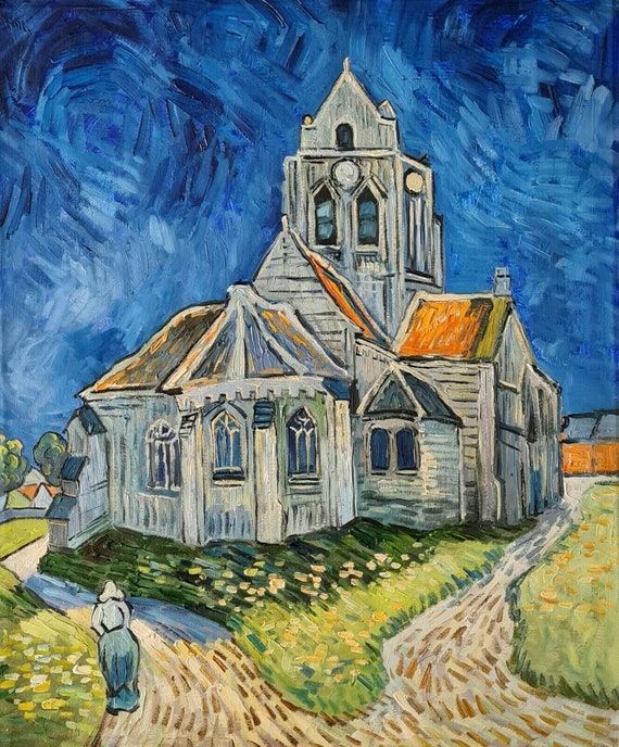 Iglesia paisajística según van Gogh pintura al óleo sobre - Etsy España Iglesia paisajística según van Gogh pintura al óleo sobre - Etsy España