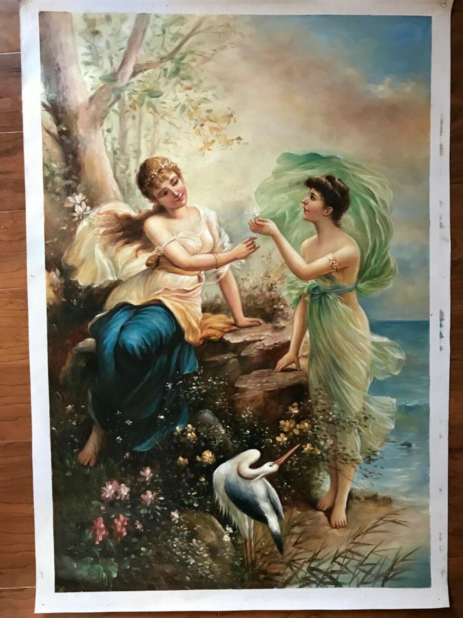 Portrait Mythology Painting Oil Painting on Canvas / Mythologic Oil