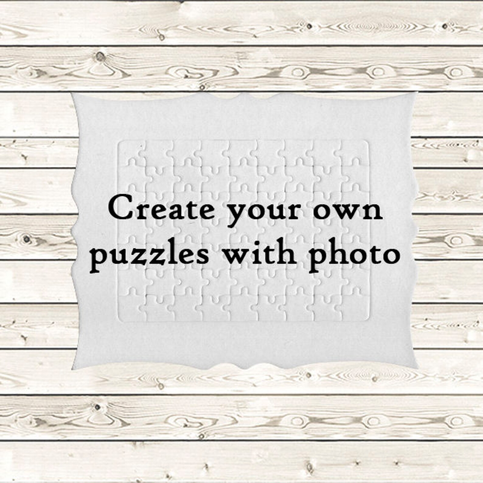 Custom Jigsaw Puzzle in Frame Horizontal. Perfect Present Etsy