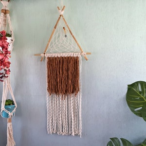 Triangle Macrame Dreamcatcher Macrame Dream Catcher Macrame - Etsy