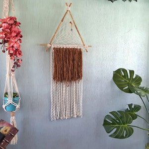 Triangle Macrame Dreamcatcher Macrame Dream Catcher Macrame - Etsy