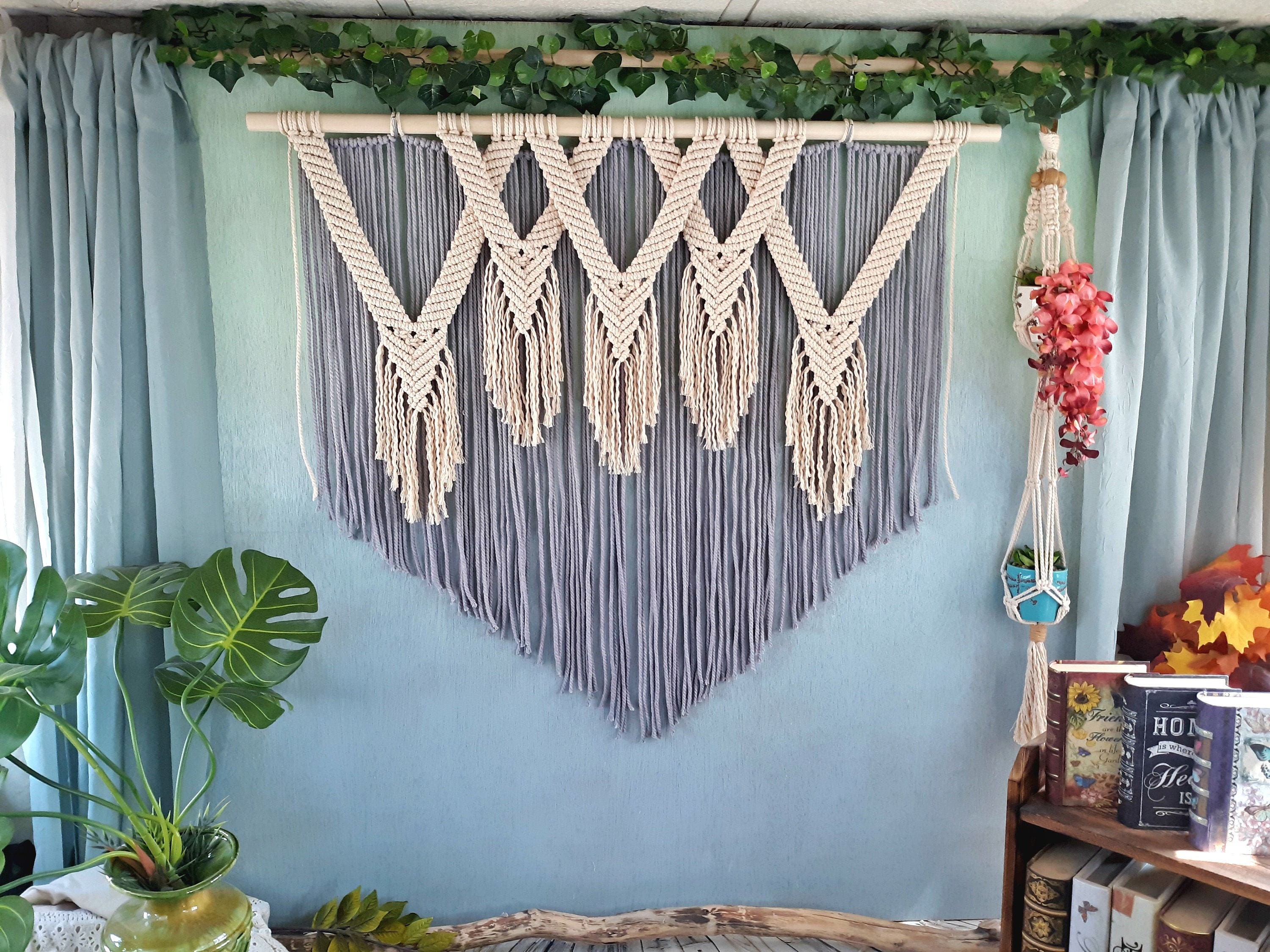 Macrame Wall Hanging for Your Home Decor Large Fiber Art | Etsy