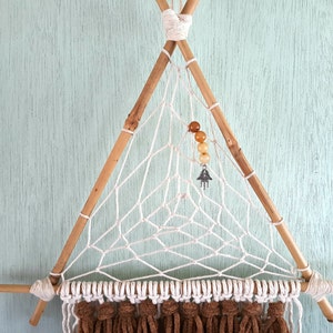 Triangle Macrame Dreamcatcher Macrame Dream Catcher Macrame - Etsy