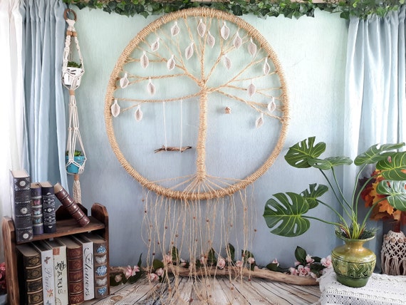Macrame Wall Hanging With Heart by Desert Indulgence