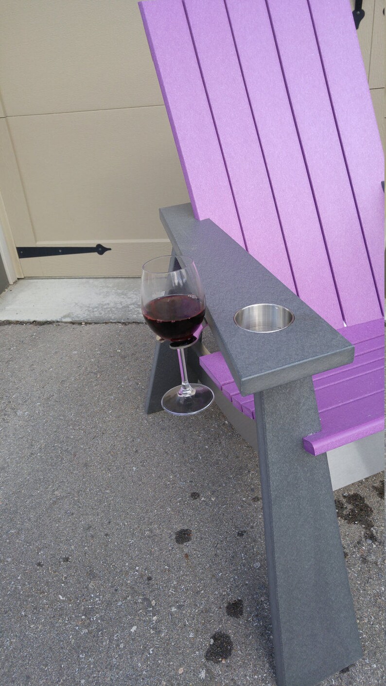 Swingout Stainless Steel Wine Glass Holder Attach to Chair Etsy