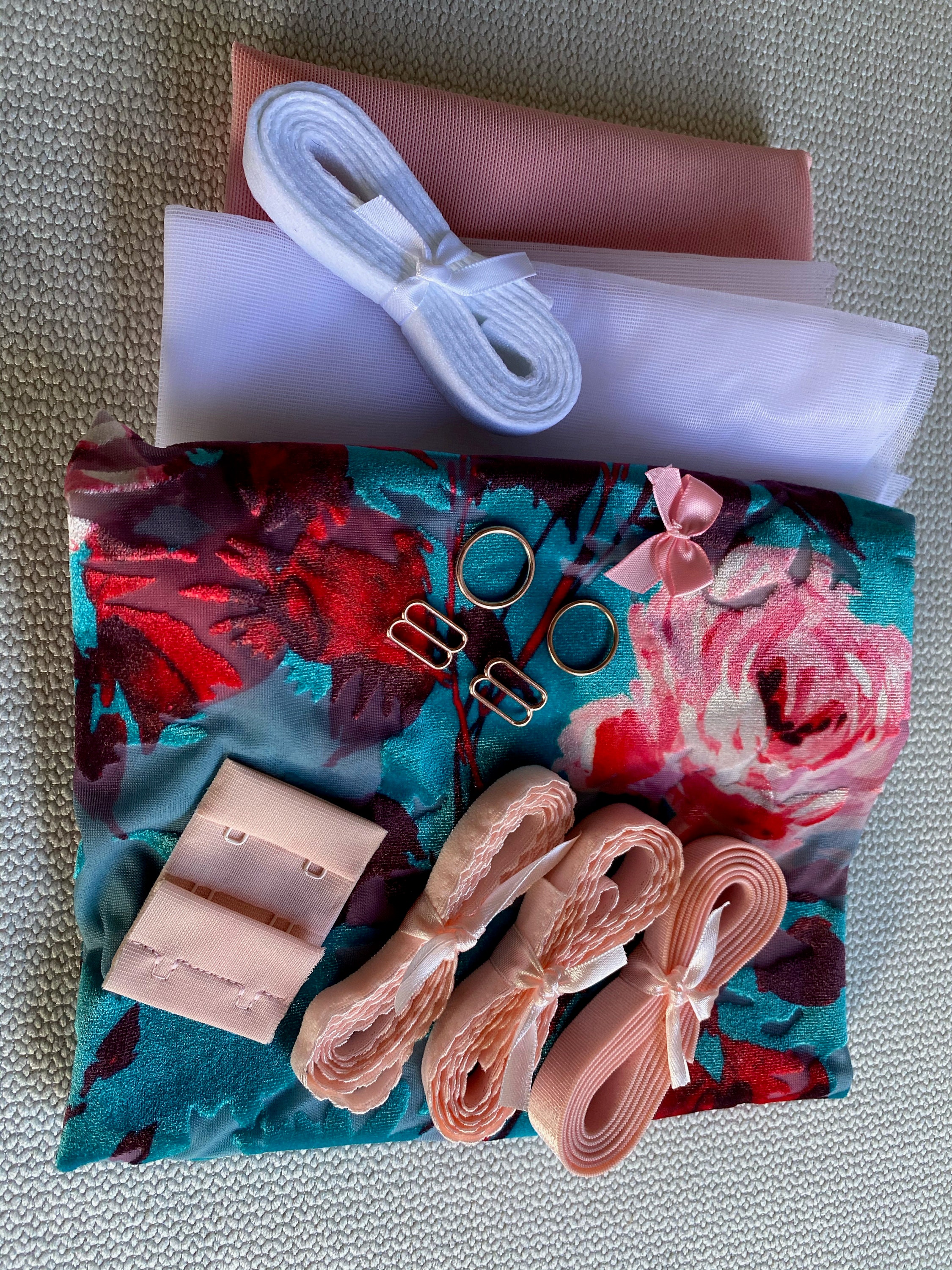 Bra Making DIY sewing Kit Lingerie making Underwear kit Bra Etsy