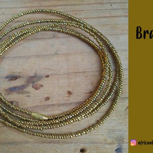 Brass Waist Beads Belly Chain Belly Beads African Waist Beads African jewelry image 3